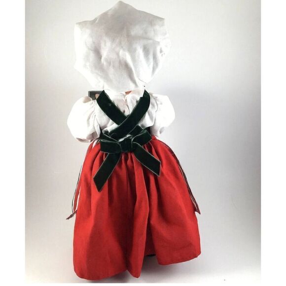 Vintage 2004 ANNALEE Doll Mrs Claus Baking Tray Gingerbread COOKIES Standing 14" - Picture 4 of 8